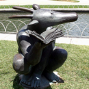 Escultura ubicada en el parque del oeste